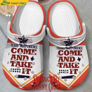 Happy Texas Independence Day Crocs Style