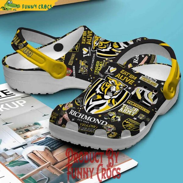 I Love Richmond Tigers Crocs Shoes