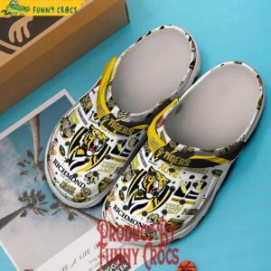 I Love Richmond Tigers White Crocs Style 2