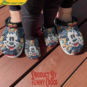 Mickey Mouse Face Crocs Style