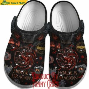 Movie House Of The Dragon Black Crocs Style 4