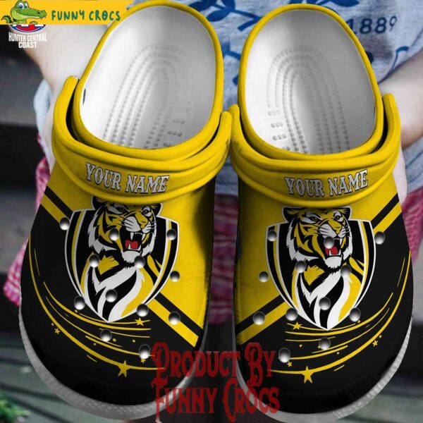 Personalized AFL Richmond Tigers Crocs For Fan