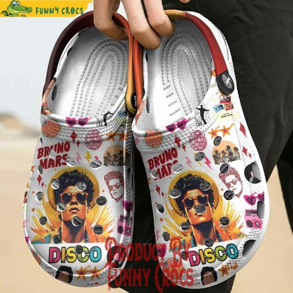 Personalized Bruno Mars Disco Crocs Shoes