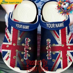 Personalized England Euro 2024 Crocs Style