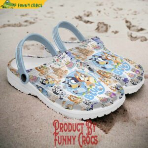 Personalized Happy Birthday Bluey Crocs Style 2