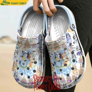 Personalized Happy Birthday Bluey Crocs Style 3