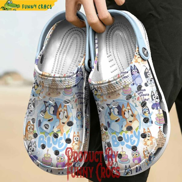 Personalized Happy Birthday Bluey Crocs Style