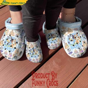 Personalized Happy Birthday Bluey Crocs Style 4