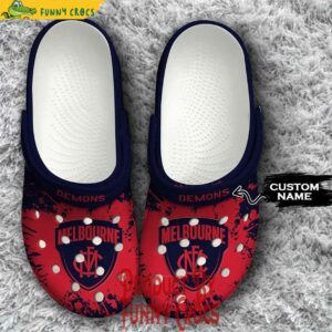 Personalized Melbourne Demons Crocs Shoes