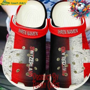 Personalized Switzerland Euro 2024 Crocs Style