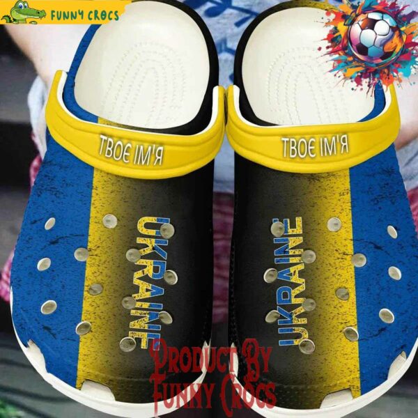 Personalized Ukraine Euro 2024 Crocs Style