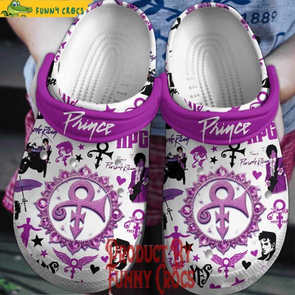 Prince Purple Rain Crocs Slipper Gift