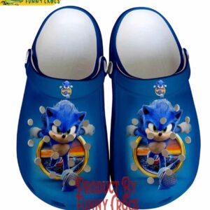 Sonic Blue Crocs Style