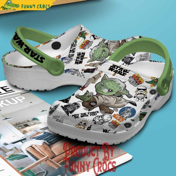 Star Wars May Force Be With You Yoda Crocs Style