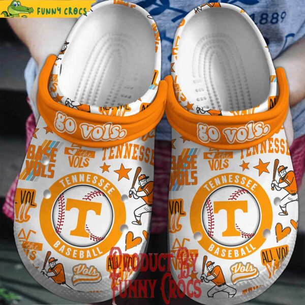 Tennessee Volunteers Baseball Team Crocs Style