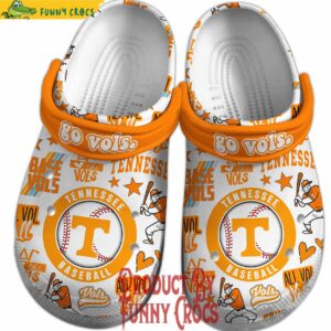 Tennessee Volunteers Baseball Team Crocs Style 4