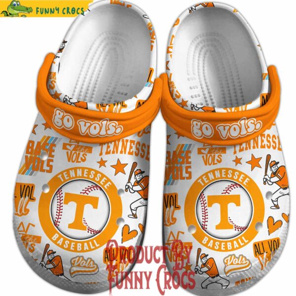 Tennessee Volunteers Baseball Team Crocs Style