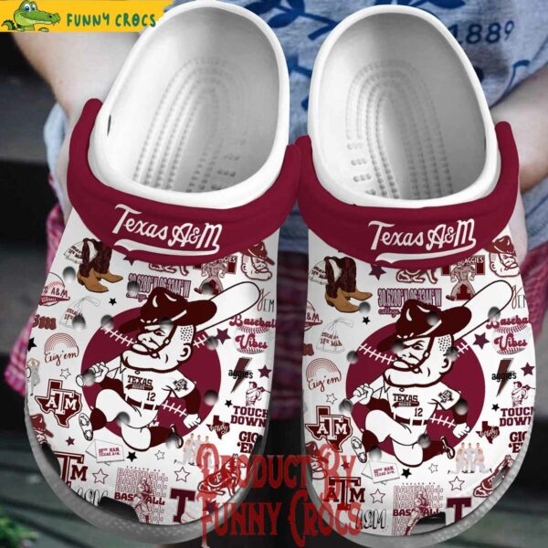 Texas A&M University Baseball Crocs Style