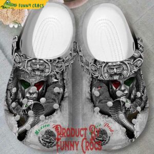 Trendy Aztec Warrior Eagle Mexico Custom Crocs Gift 1