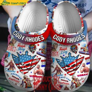 WWE Cody Rhodes Champion USA Crocs Style