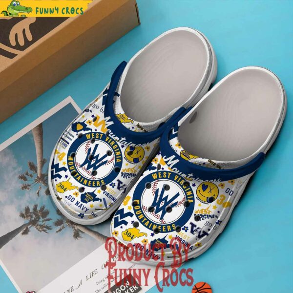 West Virginia University Baseball Crocs Style