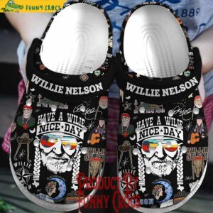 Willie Nelson Have A Nice Day Crocs Style 1