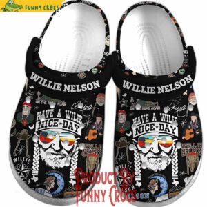 Willie Nelson Have A Nice Day Crocs Style 2