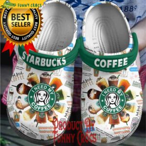 starbucks i need my coffee fleece crocs clog shoes 1 4RKhx 33 11zon