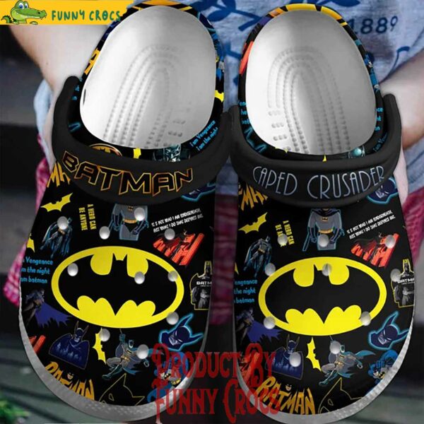 Batman Caped Crusader Crocs Style