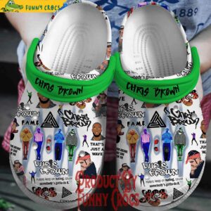 Chris Brown Music Crocs Style 1