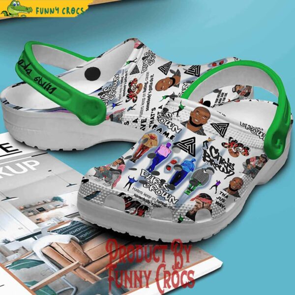 Chris Brown Music Crocs Style