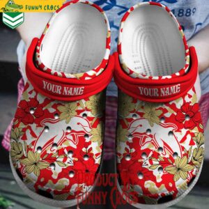 Custom Dolphins NRL Flowers Crocs Style