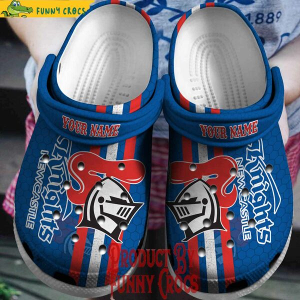 Custom Newcastle Knights Logo Crocs Slippers