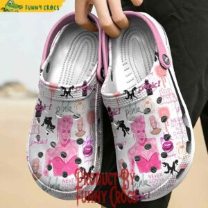 Custom P!nk Every Day Crocs Style