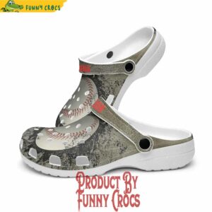 Custom Sport Baseball Grey Crocs Online 3