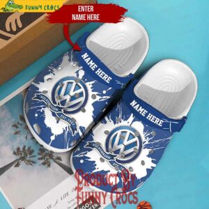 Custom Volkswagen Logo Crocs Style