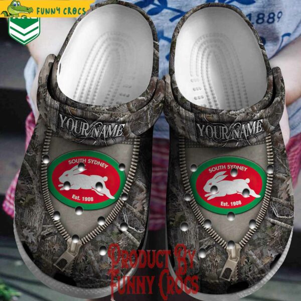 Customized NRL South Sydney Crocs Perfect For Hunting