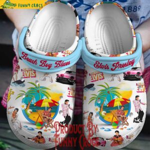 Elvis Presley Beach Boy Blues Crocs Style