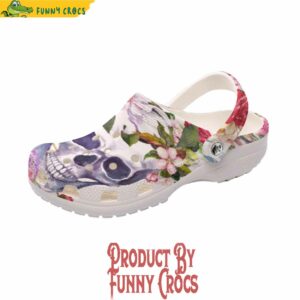 Floral Skull Rose Skeleton Crocs Online