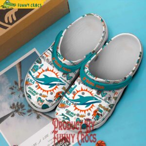 Miami Dolphins News White Crocs Style 2