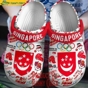 Olympic Paris 2024 Singapore Crocs Style 1