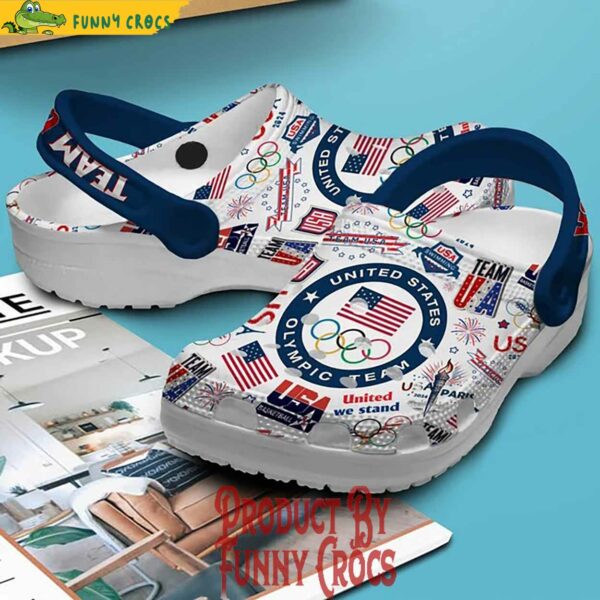 Olympic United States Team USA Crocs Slippers