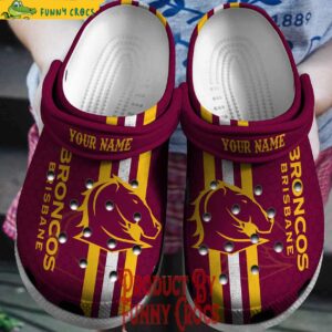 Personalized Brisbane Broncos Logo Crocs Style