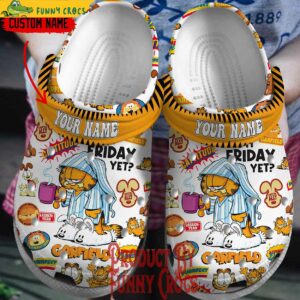 Personalized Garfield Friday Yet Crocs Style