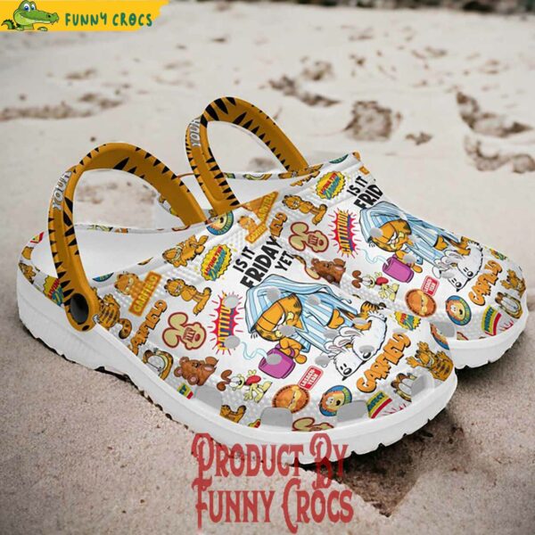 Personalized Garfield Friday Yet Crocs Style