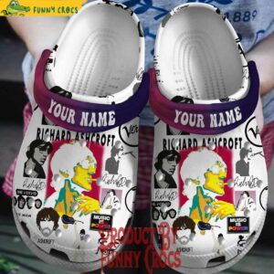 Personalized Richard Ashcroft Music Crocs Shoes