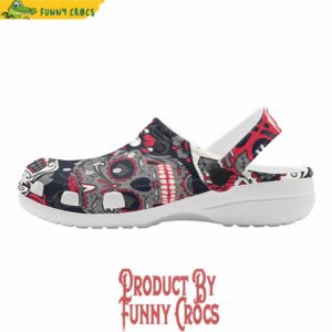 Sugar Skull Calaveras Skeleton Day Of The Dead Crocs Shoes