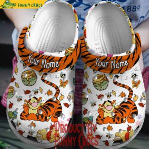 Winnie The Pooh Tigger Honey Crocs Shoes 1