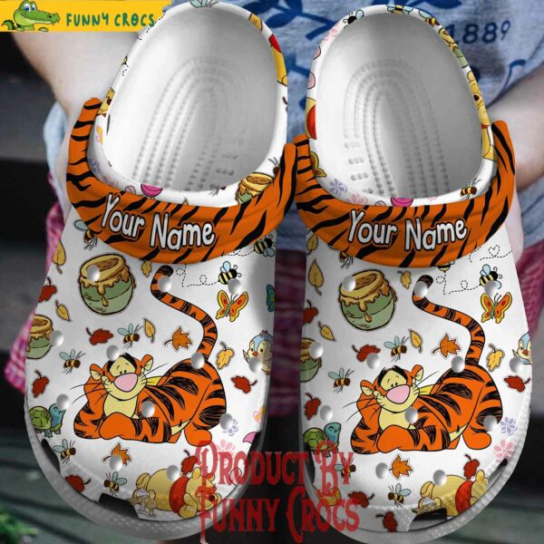 Winnie The Pooh Tigger Honey Crocs Shoes