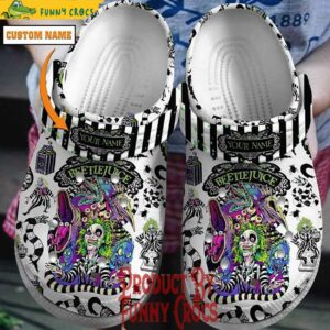 Personalized Beetlejuice Beetlejuice Crocs Style